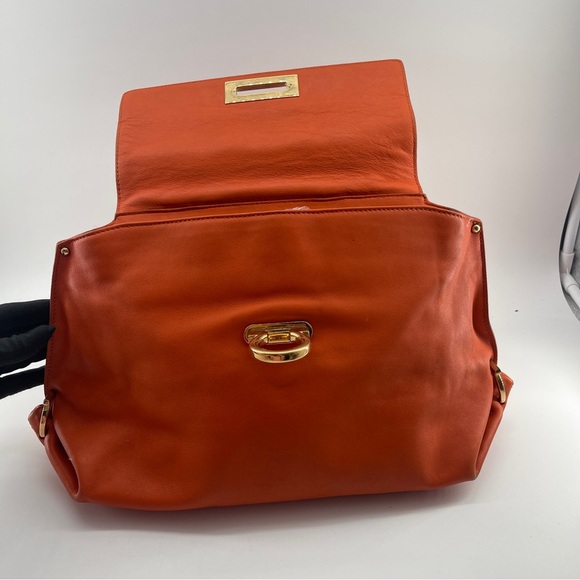 Salvadore Ferragamo Orange Tote Bag - Picture 12 of 16